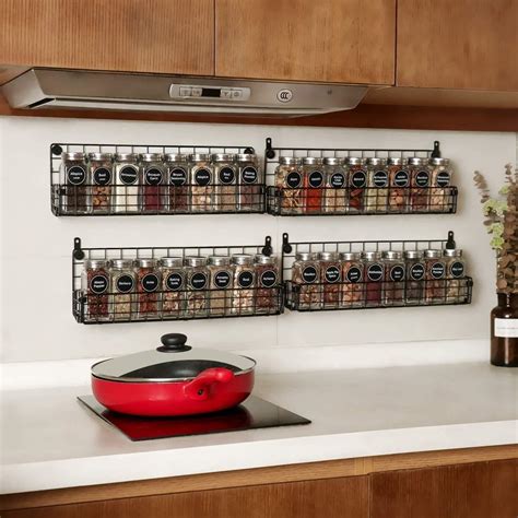 magnetic spice racks wall mounted